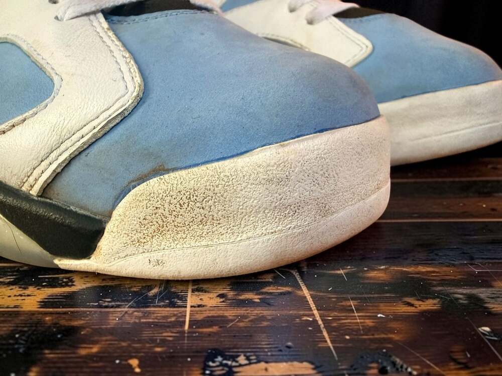 Nike Air Jordan 6 Retro UNC University Blue White Size 12 CT8529-410 - Picture 11 of 15